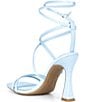 GB Golden Hour Satin Strappy Ankle Strap Dress Sandals - Image 4