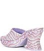 Color:Pink/Purple - Image 3 - Heart-String Sparkle Swirl Heart Studded Platform Slide Sandals