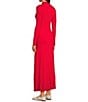 GB Knit Long Sleeve Maxi Dress, Color:Scarlet - Image 4