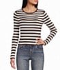GB Knit Long Sleeve Striped Sweater - Image 6