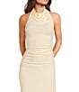 GB Knit Ruched Coordinating Halter Top - Image 5