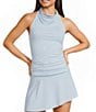 GB Knit Ruched Coordinating Halter Top - Image 1