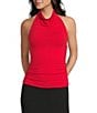 GB Knit Ruched Coordinating Halter Top - Image 1