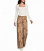 GB Knit Ruched Long Sleeve Square Neck Tee - Image 3