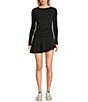 GB Knit Side Ruched Long Sleeve Coordinating Top - Image 3