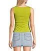 GB Knit Side Ruched Tank - Image 2