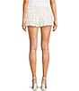 GB Lace Embroidered Mesh Coordinating Bloomers, Color:Ivory - Image 2