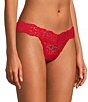 Color:Racing Red - Image 1 - Juniors Lace Thong