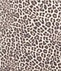 GB Leopard Printed Knit Mini Skirt, Color:Leopard - Image 4