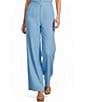 GB Linen Blend Wide Leg Pants - Image 1