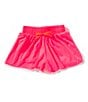 GB Little Girls 2T-6X Active Mid-Rise Flippy Shorts, Color:Neon Pink - Image 1