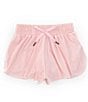 GB Little Girls Active Mid-Rise Flippy Shorts - Image 1