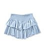 GB Little Girls Gracie Skirt, Color:Skyway - Image 1