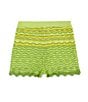 Color:Multi - Image 1 - Little Girls 2T-6X High Rise Crochet Pull-On Shorts