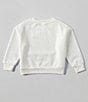 Color:White - Image 2 - Little Girls 2T-6X Long Sleeve Graphic Sweatshirt