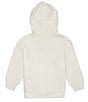 Color:White - Image 2 - Little Girls 2T-6X Long-Sleeve St. Moritz Sequin Sweatshirt