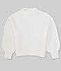 Color:Ivory - Image 1 - Little Girls 2T-6X Mock Neck Sweater