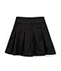 GB Little Girls 2T-6X Pleated Coated Mini Skirt, Color:Black - Image 2