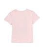 Color:Soft Pink - Image 2 - Little Girls 2T-6X Short Sleeve Pink Floyd Graphic Oversized T-Shirt
