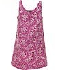 GB Little Girls 2T-6X Sleeveless Bow Front Eyelet Shift Dress, Color:Magenta - Image 2