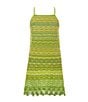 Color:Multi - Image 1 - Little Girls 2T-6X Family Matching Sleeveless Crochet Dress