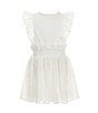 Color:White - Image 1 - Little Girls 2T-6X Family Matching Sleeveless Lace Ruffle Dress