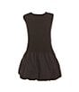 GB Little Girls Sleeveless Bubble Dress, Color:Black - Image 1