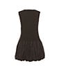 GB Little Girls Sleeveless Bubble Dress, Color:Black - Image 2
