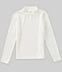 GB Little Girls Soft Light Layer Long Sleeve Mock Neck Top - Image 1
