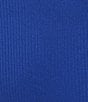 GB Long Sleeve Ribbed Mini Sweater Dress, Color:Blue - Image 3