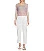 Color:Pink Multi - Image 3 - Mesh Ombre Rainbow Top