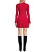 GB Mock Neck Bell Sleeve Mini Dress - Image 2