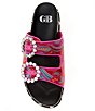 Color:Red/Zinnia - Image 5 - Mys-Tic Paisley Jacquard Double Strap Sandals