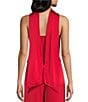 GB Neck Scarf Tube Top, Color:Scarlet - Image 2
