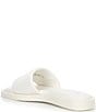Color:White - Image 3 - Off-Duty Pool Leather Flat Slides