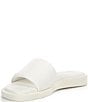 Color:White - Image 4 - Off-Duty Pool Leather Flat Slides