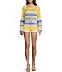 GB Off The Shoulder Striped Sweater - Image 3