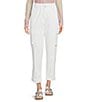 Color:White - Image 1 - Paperbag Cargo Pants