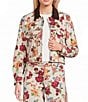 GB Printed Denim Coordinating Jacket - Image 1