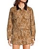 GB Printed Deer Print Denim Coordinating Jacket - Image 2