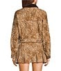 GB Printed Deer Print Denim Coordinating Jacket - Image 3