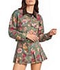 GB Printed Floral Denim Coordinating Jacket - Image 2