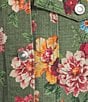 GB Printed Floral Denim Coordinating Jacket - Image 5
