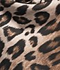 GB Printed Satin Leopard Cowl Neck Coordinating Halter Top - Image 4