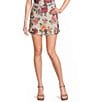 GB Printed Satin Mini Skirt - Image 5