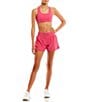 Color:Fuchsia Pink - Image 3 - Racer Pull-On Shorts