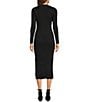 GB Rib Side Slit Midi Sweater Dress - Image 2