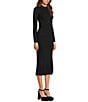 GB Rib Side Slit Midi Sweater Dress - Image 3