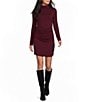 GB Ruched Side High Neck Mini Dress - Image 1