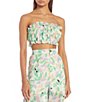 Color:Green Leaf - Image 1 - Coordinating Ruffled Tube Top